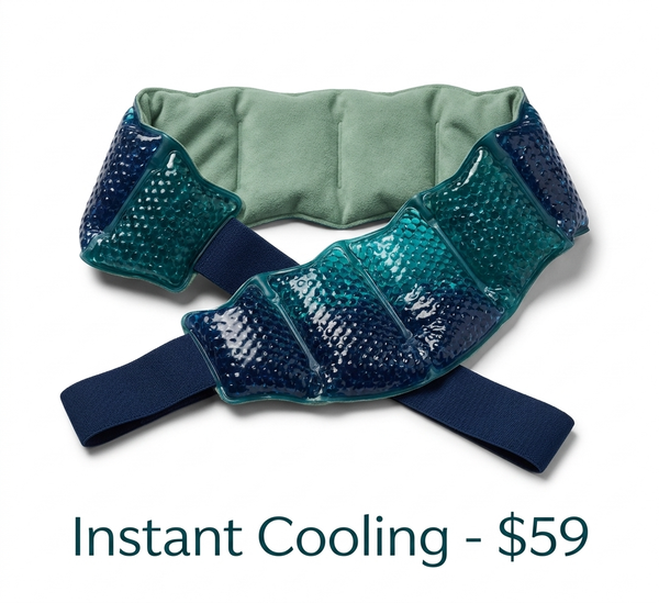 Finally Sleep Through Hot Flashes — Sliq Cooling Neck Wrap (2-Pack)