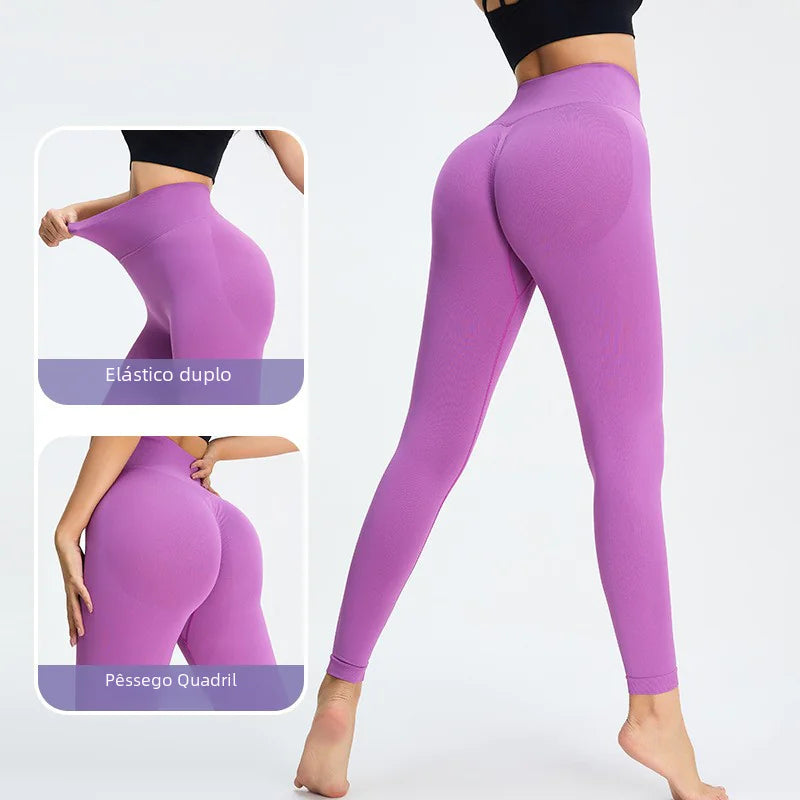 High-Waist Seamless Women's Fitness Leggings